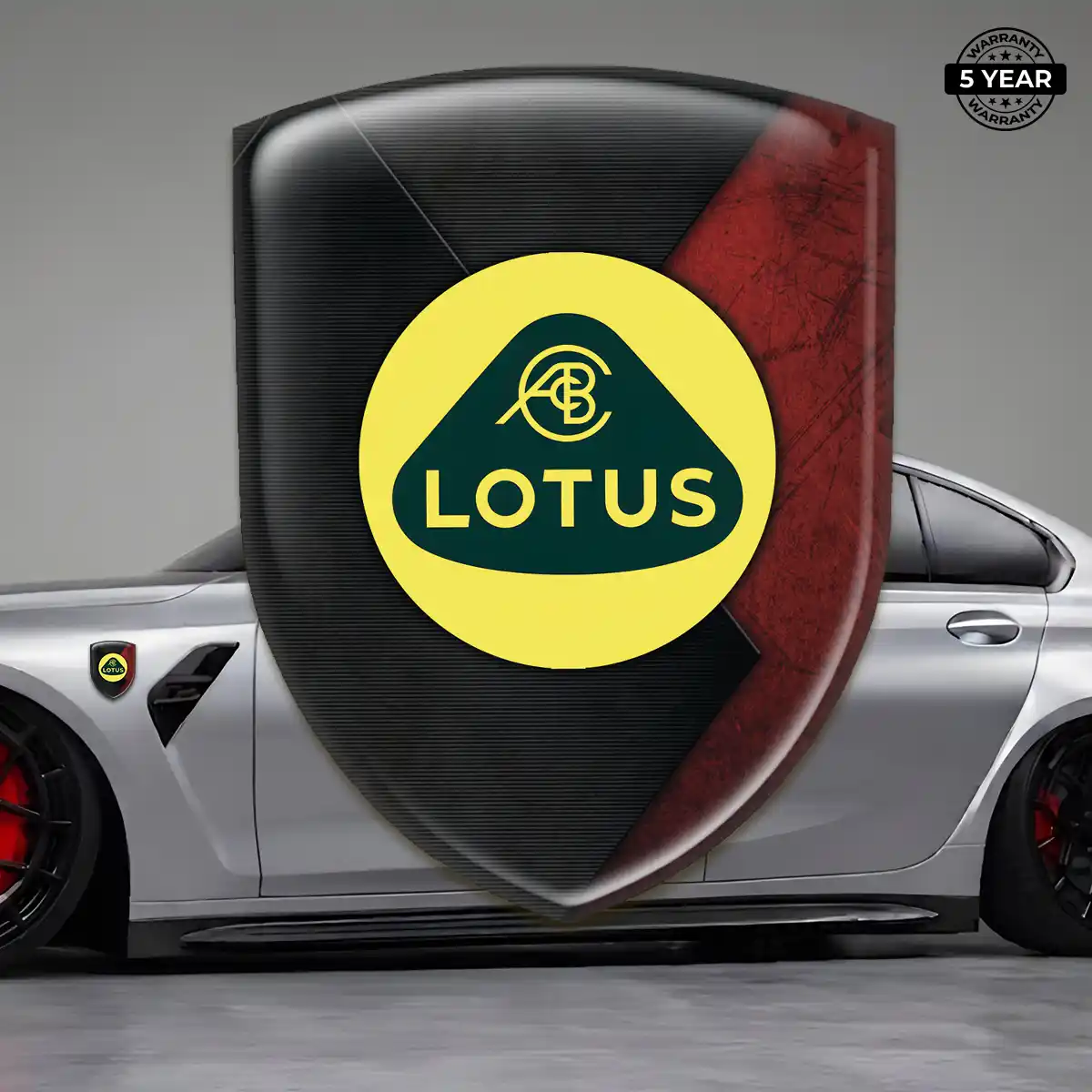 Lotus Emblem Interior Elegance