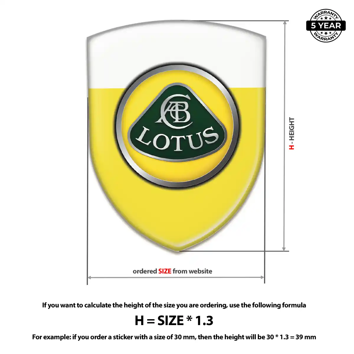 Lotus Emblem Logo Badge Deluxe Edition
