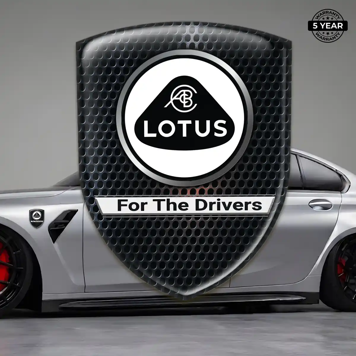 Lotus Emblem Logo Badge Elite Finish