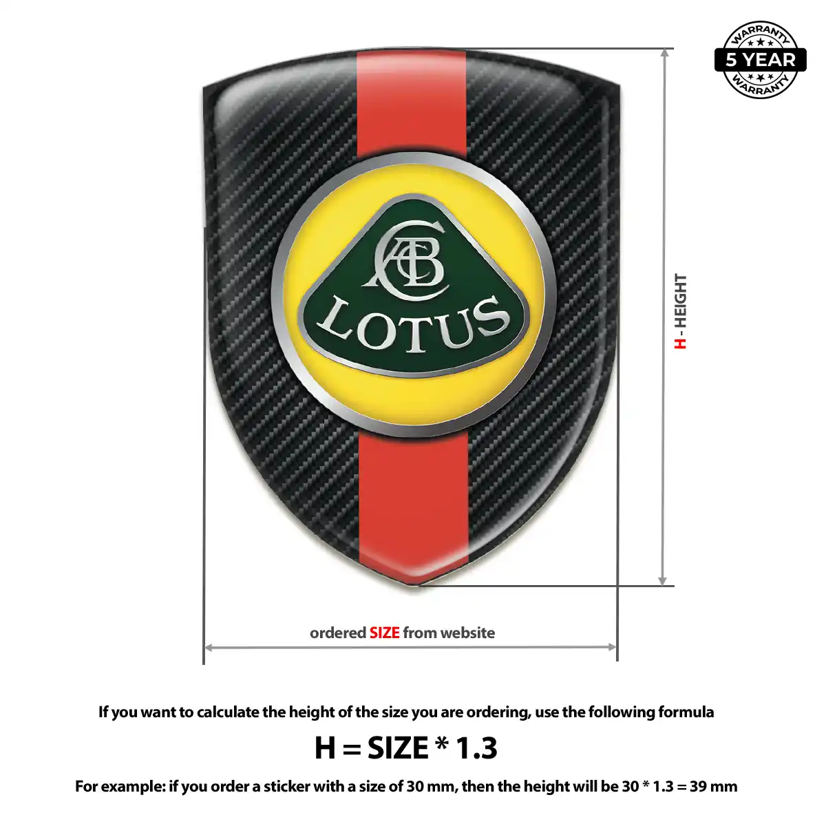 Lotus Emblem Logo Badge Exclusive Series
