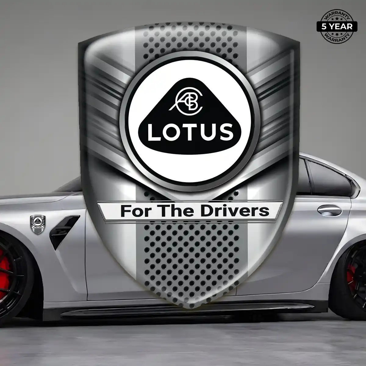 Lotus Emblem Logo Badge Interior Elegance