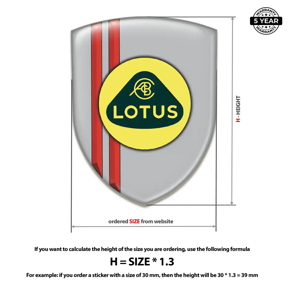 Lotus Emblem Logo Badge Interior Luxe