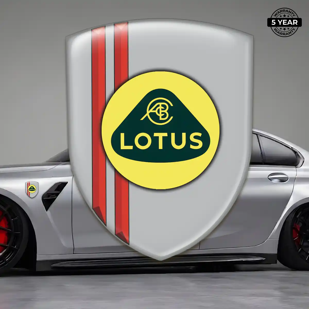 Lotus Emblem Logo Badge Interior Luxe