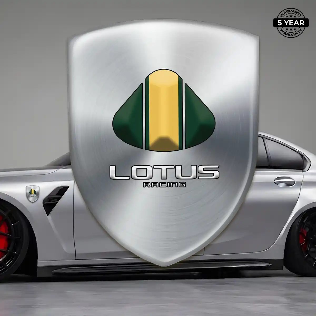 Lotus Emblem Logo Badge Opulent Line