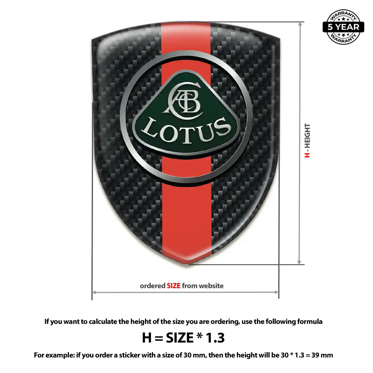 Lotus Emblem Logo Badge Prestige Line