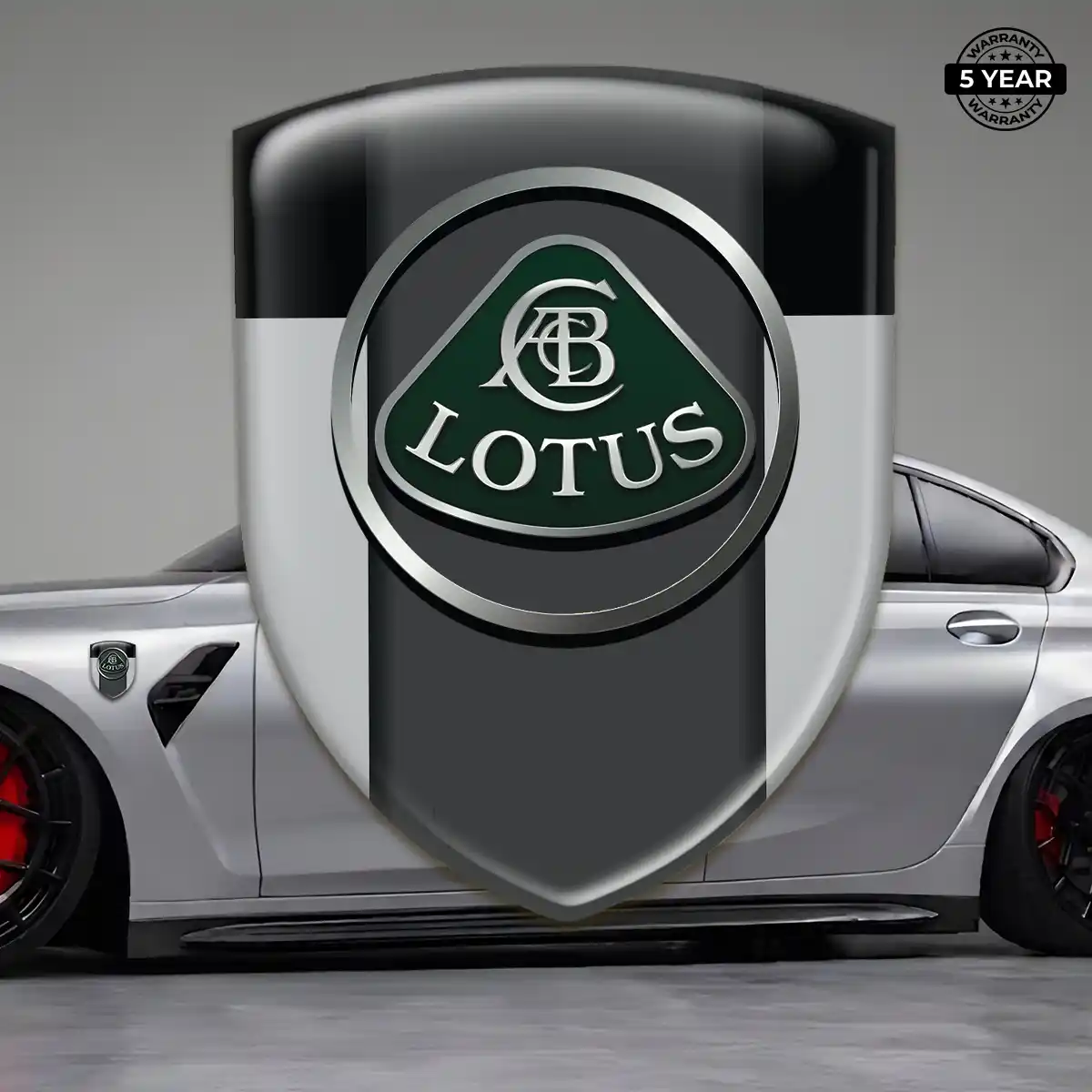 Lotus Emblem Logo Badge Resin Luxe