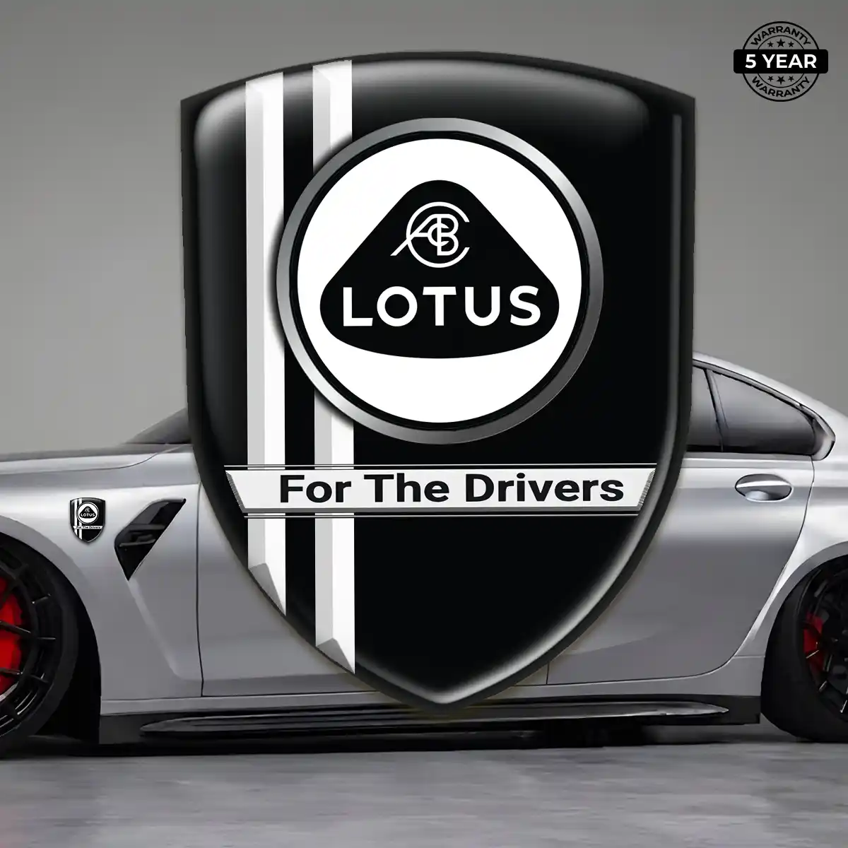 Lotus Emblem Logo Badge Signature Grade