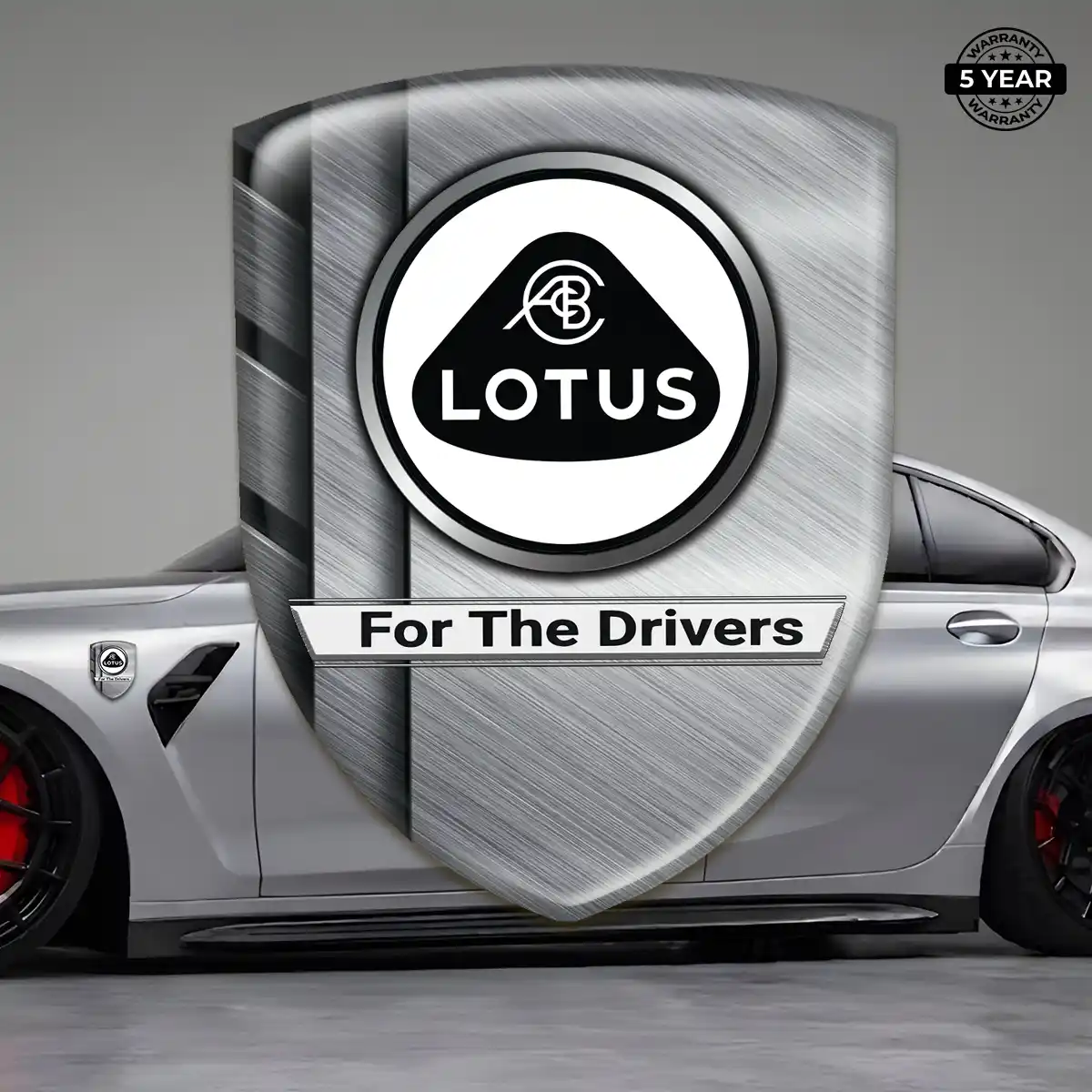 Lotus Emblem Logo Badge Sleek Style
