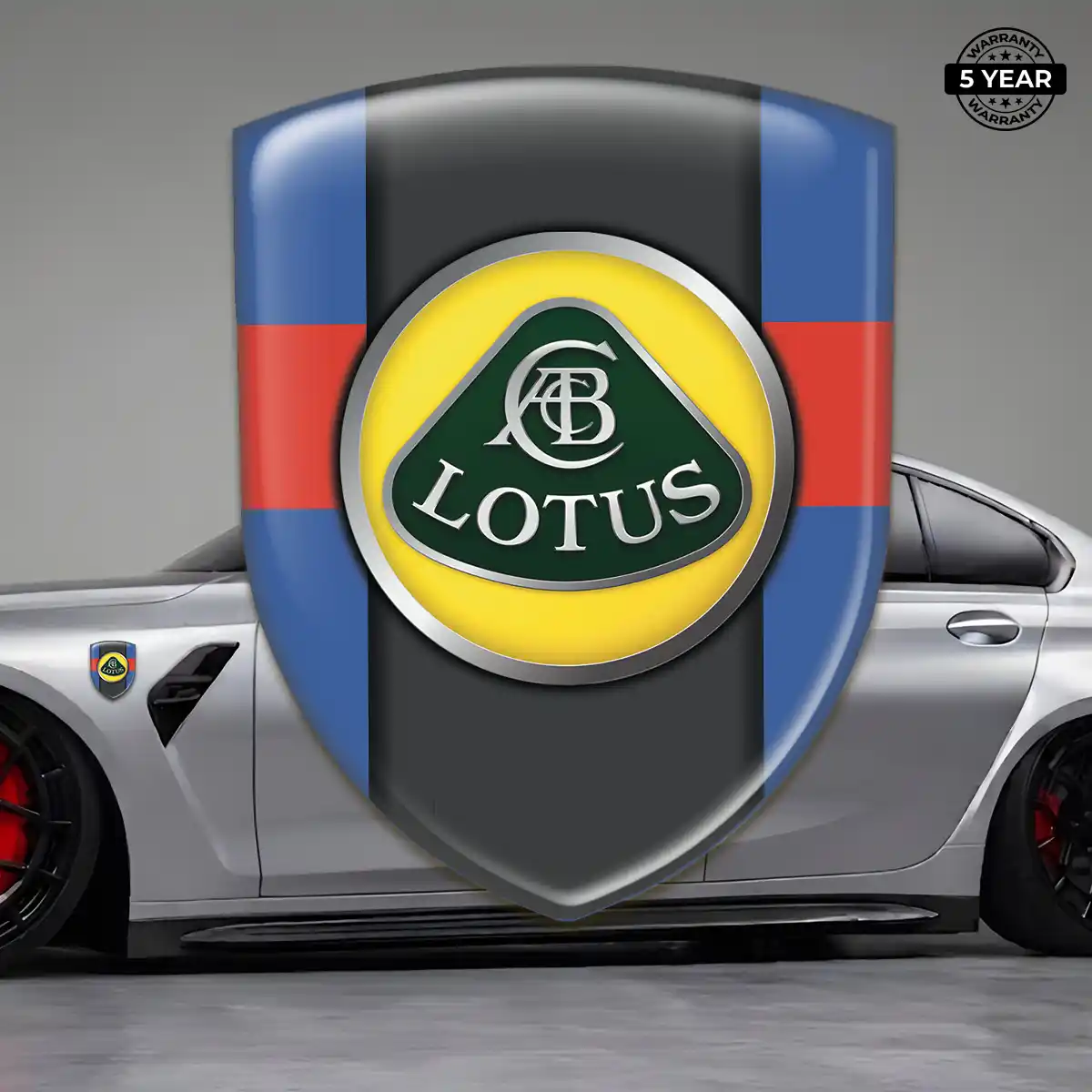 Lotus Emblem Logo Badge Superior Craft