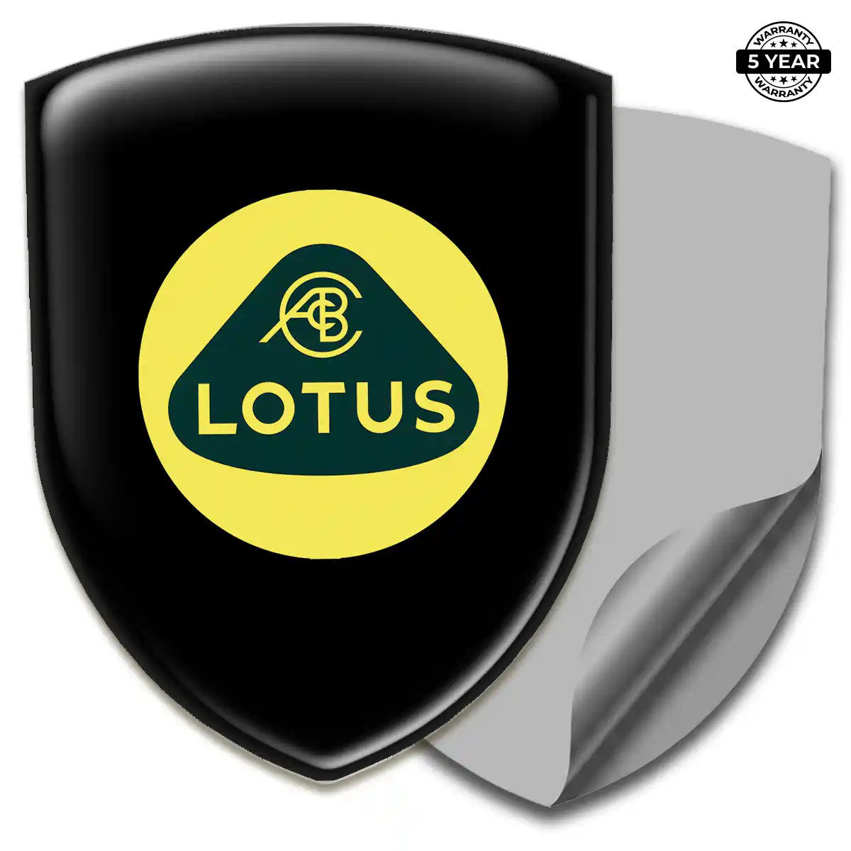 Lotus Emblem Logo Cabin Style