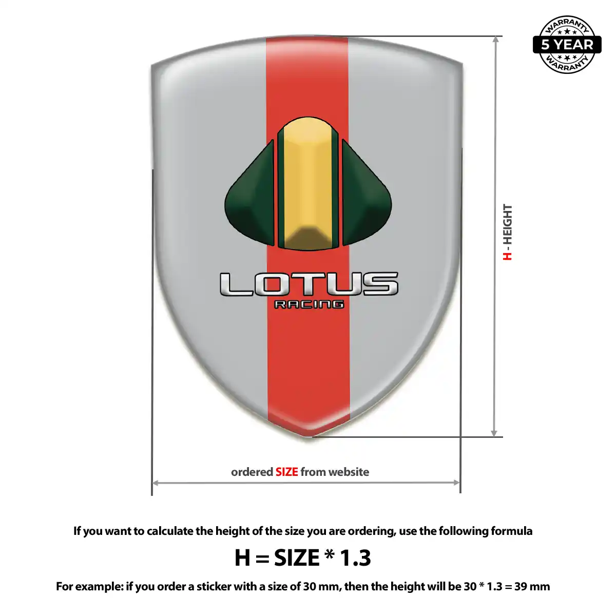 Lotus Emblem Logo Prime Quality