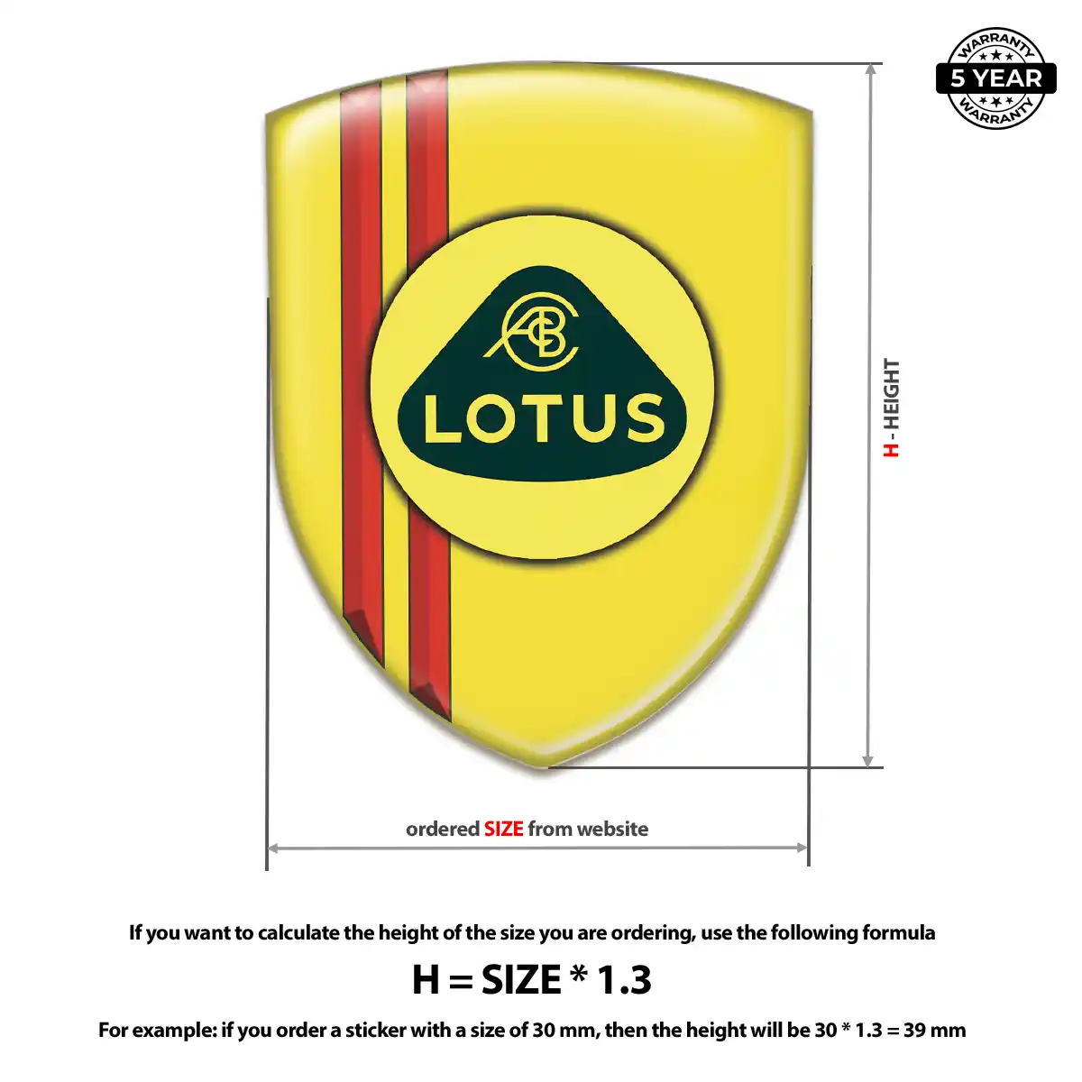 Lotus Emblem Logo Signature Grade