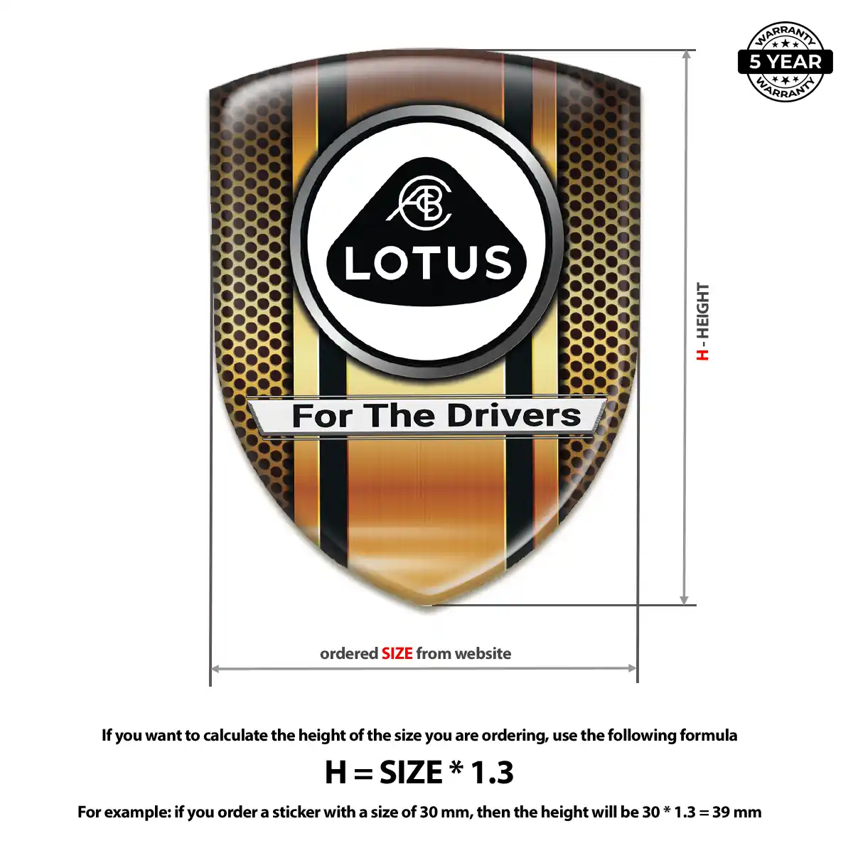 Lotus Emblem Resin Luxe