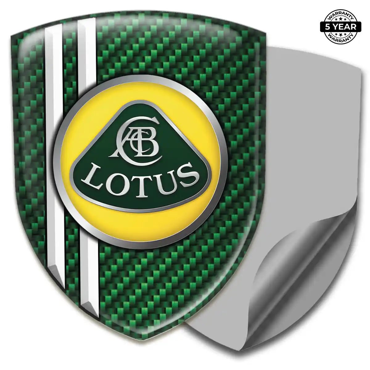 Lotus Emblem Shield Cabin Style