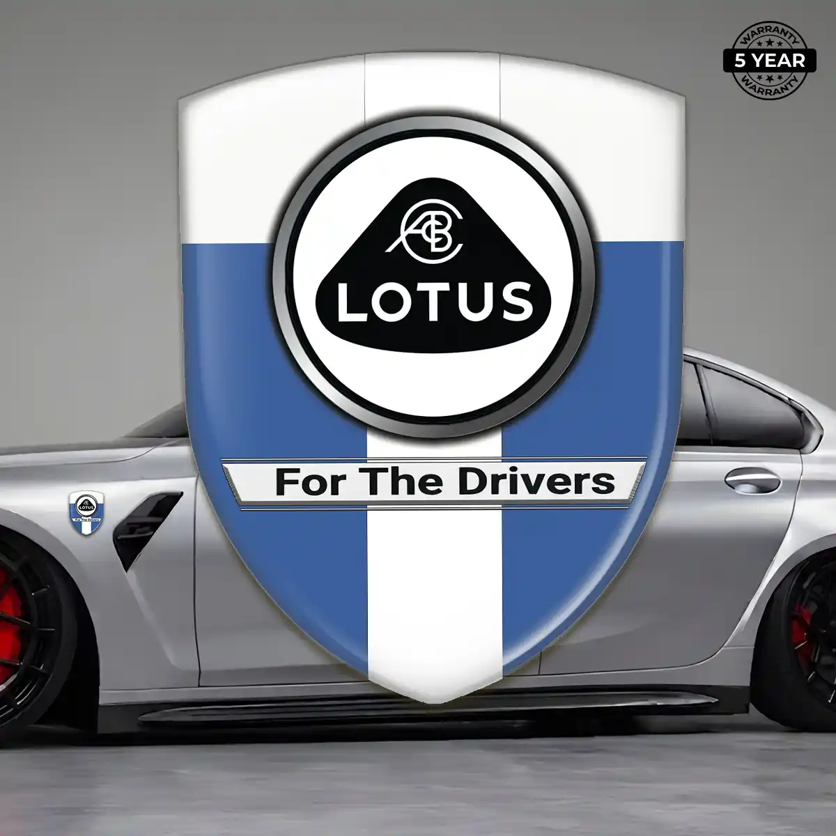 Lotus Emblem Shield Exterior Luxe