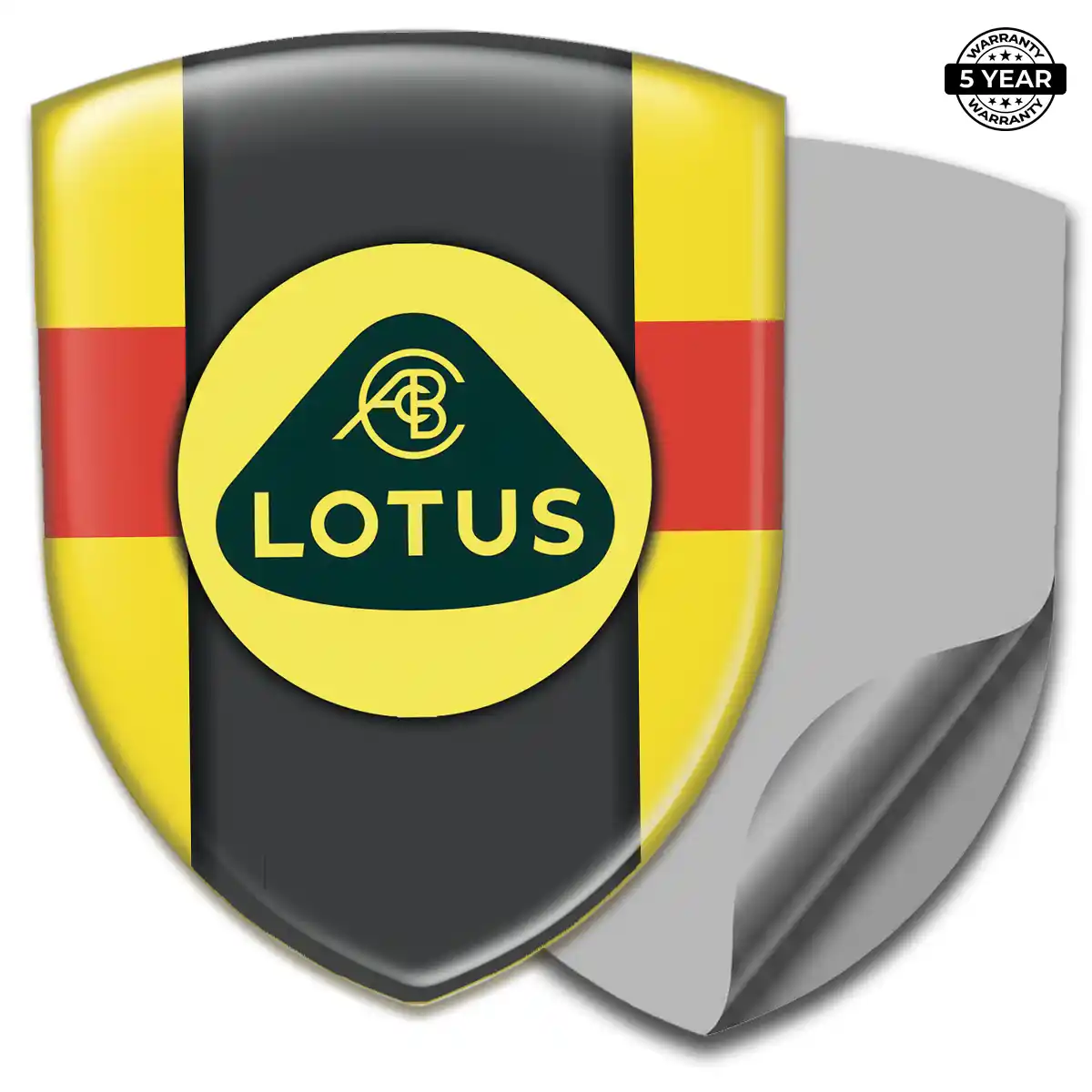 Lotus Emblem Shield Interior Elegance