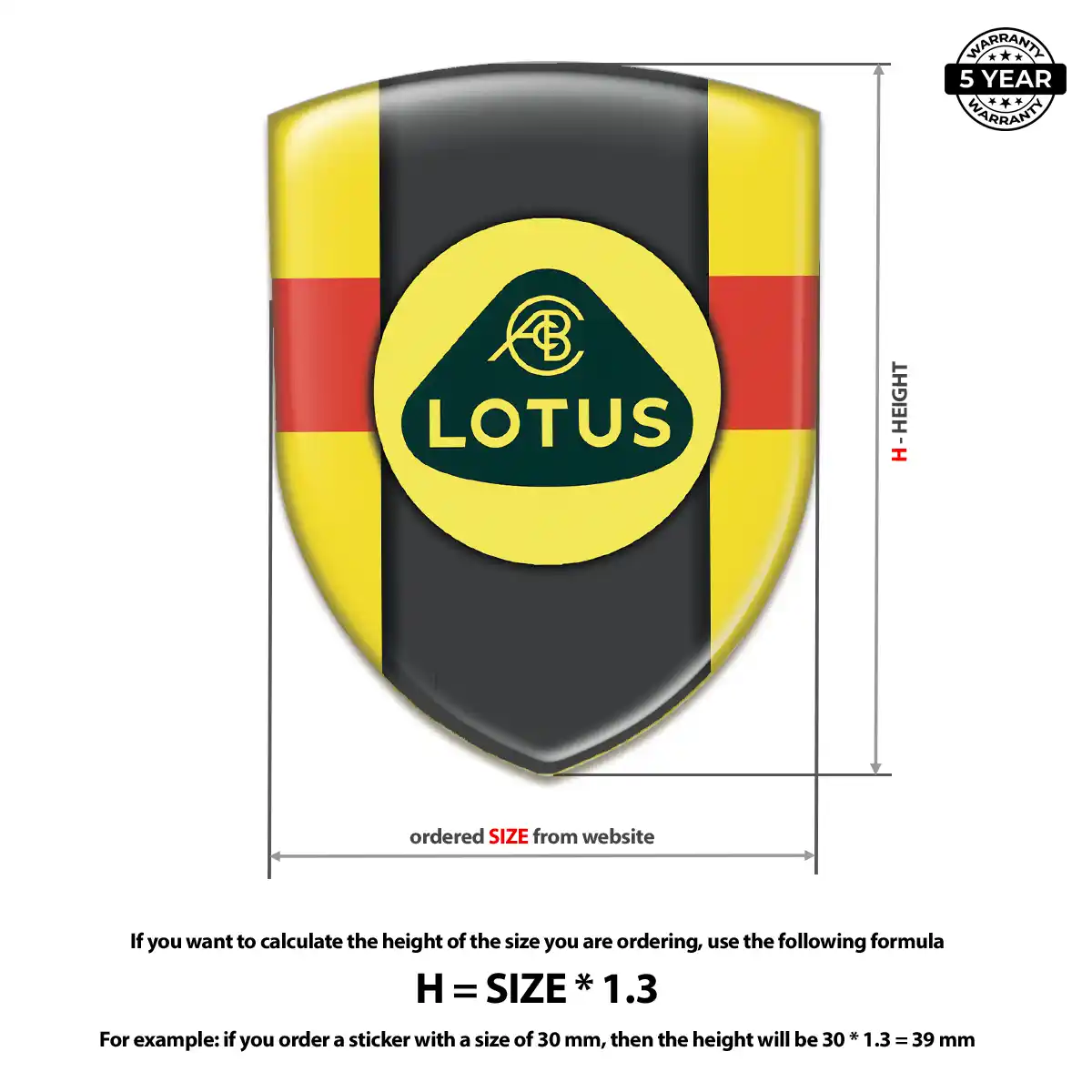 Lotus Emblem Shield Interior Elegance