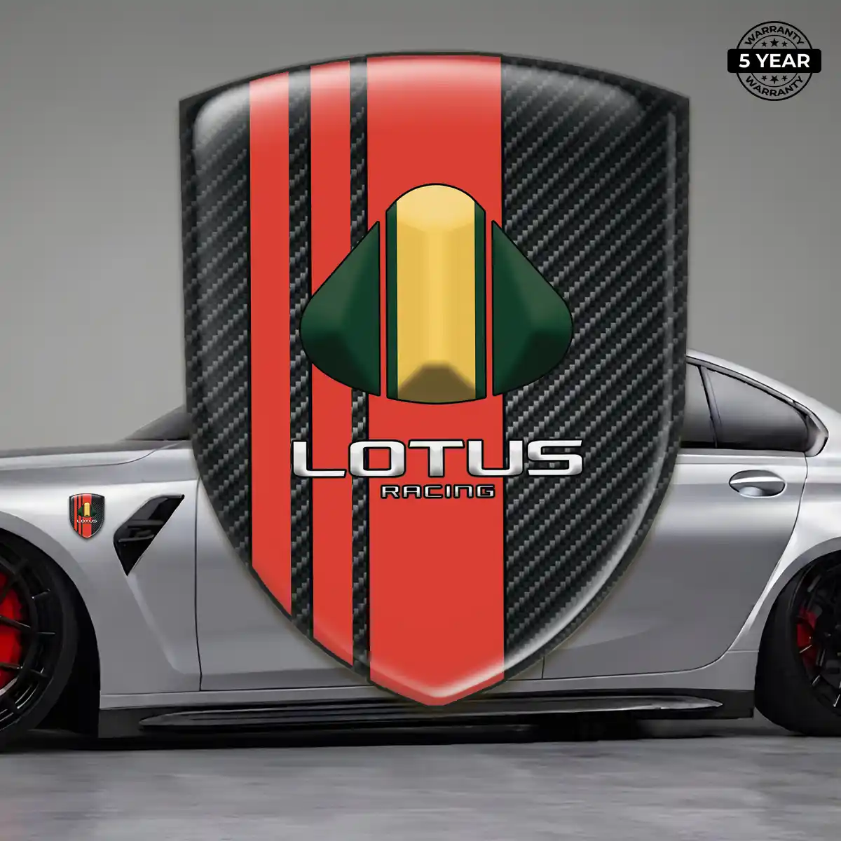 Lotus Emblem Shield Interior Luxe