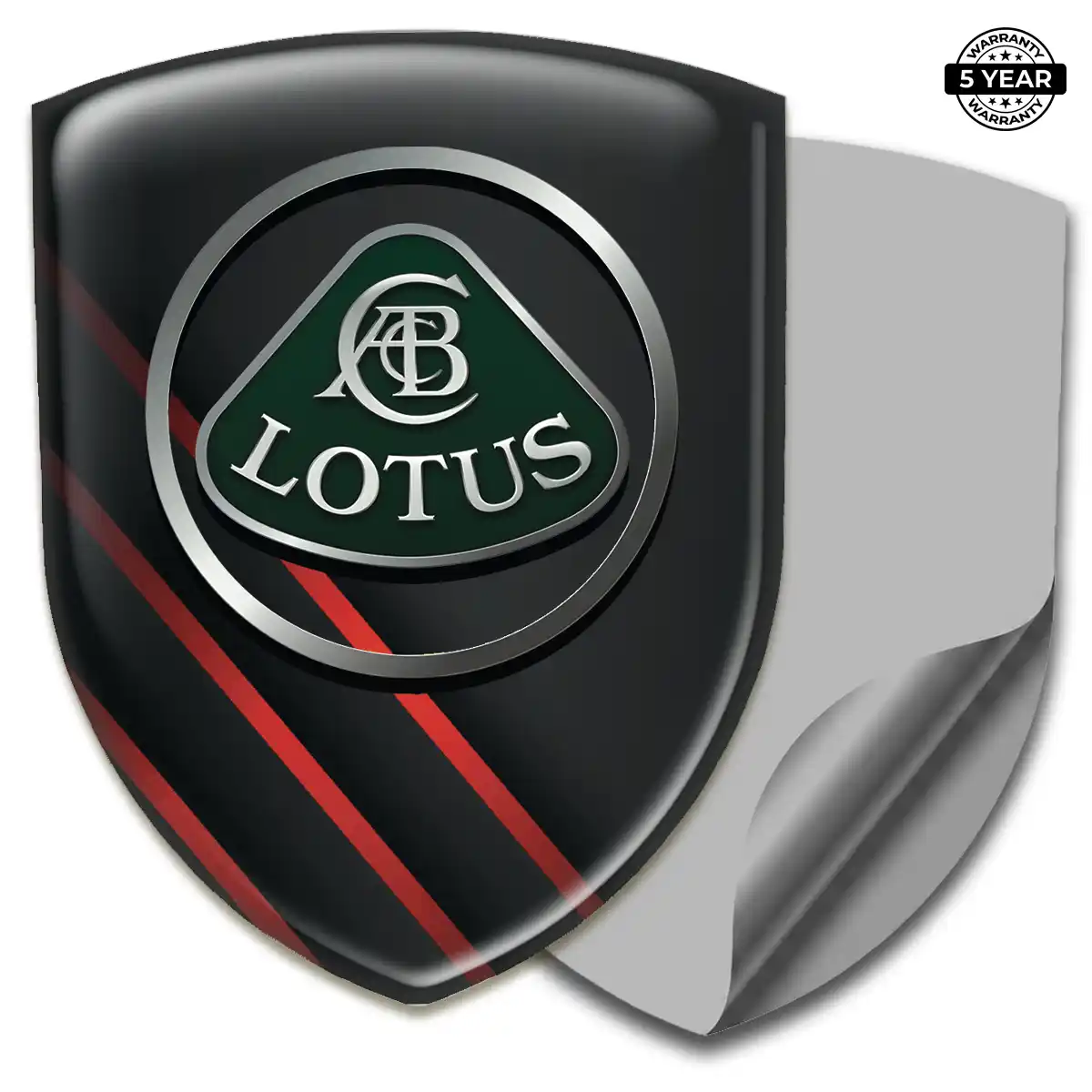 Lotus Emblem Shield Premium Dome