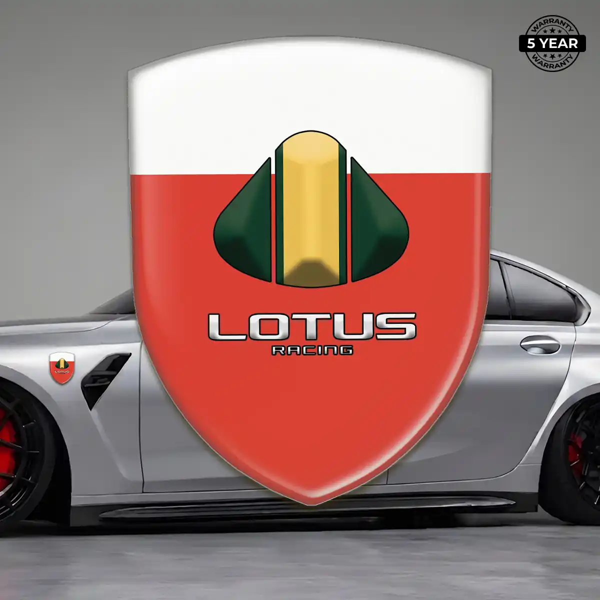 Lotus Emblem Shield Refined Design