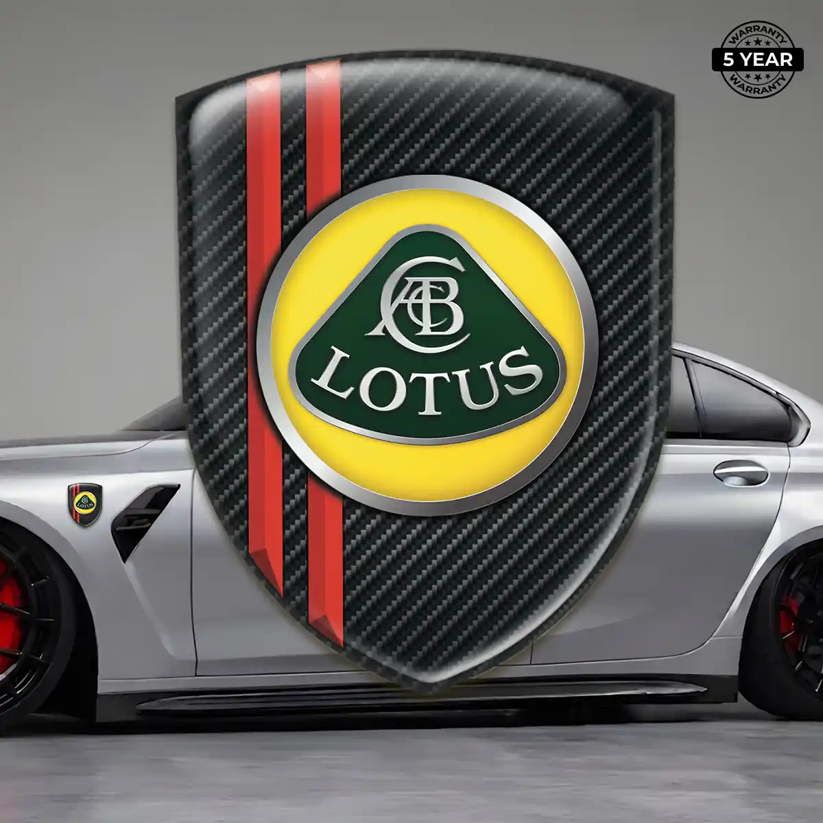 Lotus Emblem Shield Resin Luxe