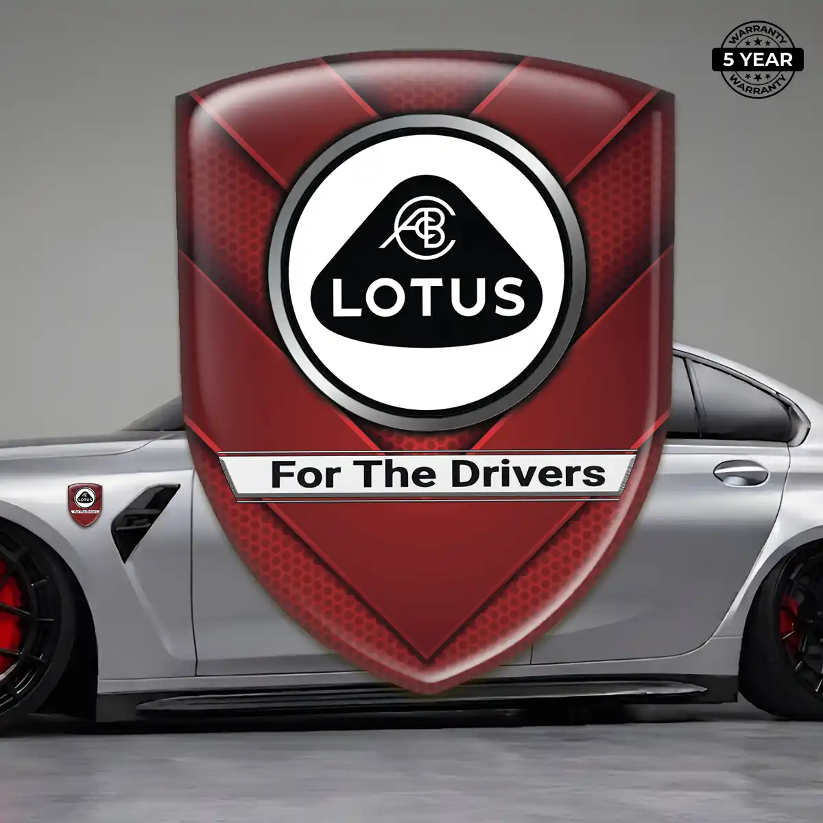 Lotus Emblem Shield Signature Grade