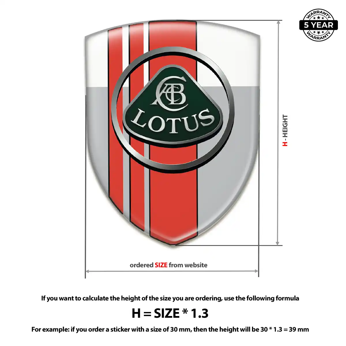 Lotus Emblem Shield Sleek Style