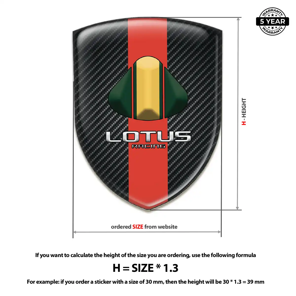 Lotus Emblem Silicone Exterior Luxe