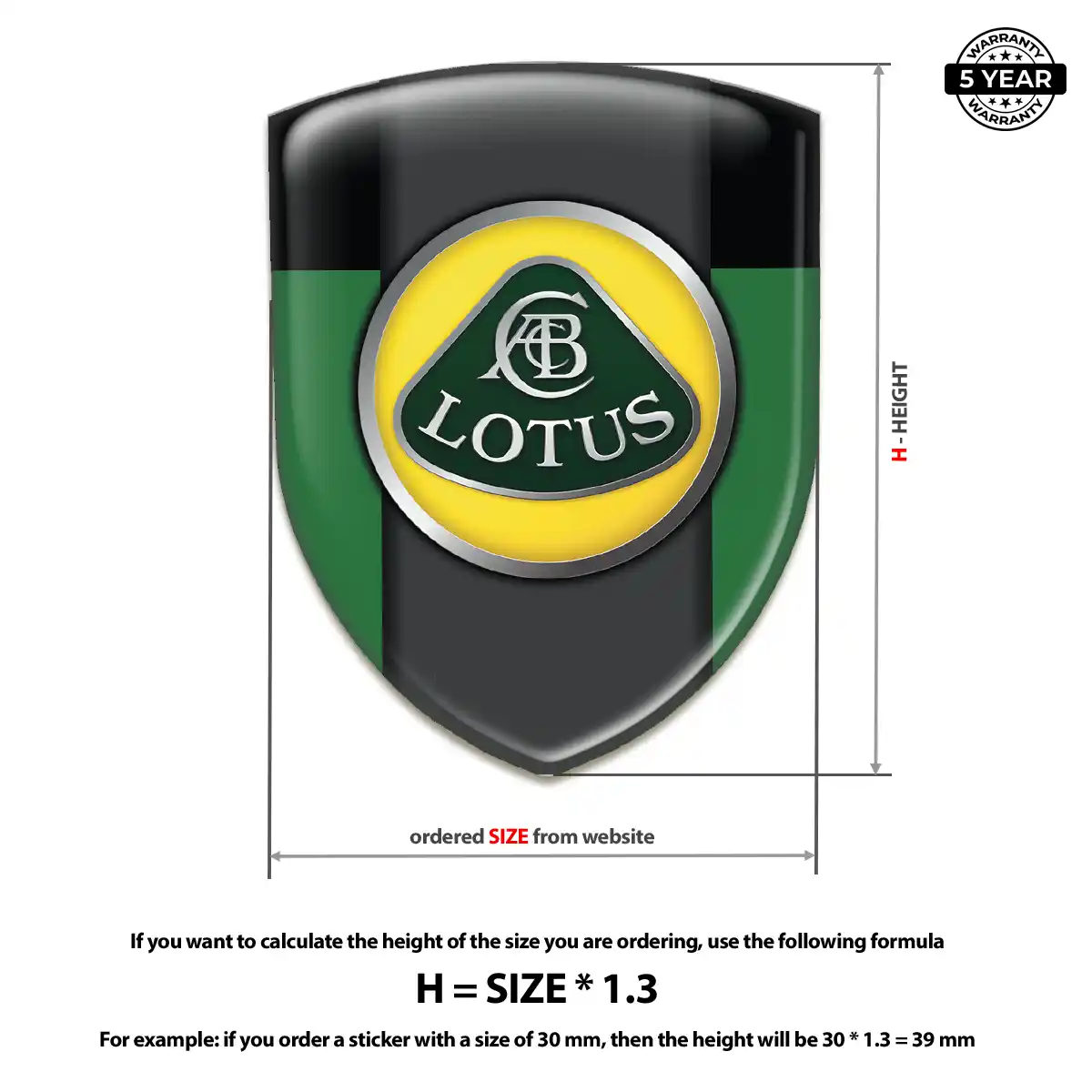 Lotus Emblem Silicone Interior Elegance