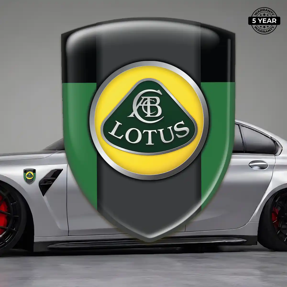 Lotus Emblem Silicone Interior Elegance