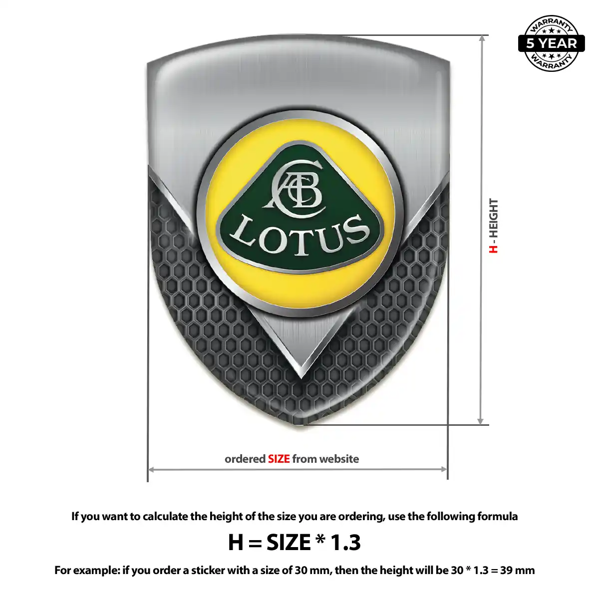 Lotus Emblem Silicone Interior Luxe