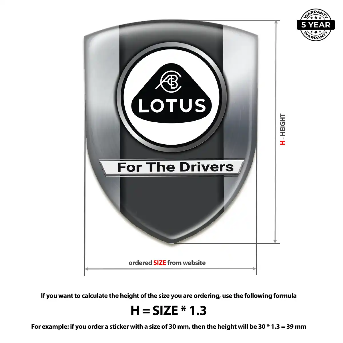 Lotus Emblem Silicone Opulent Line