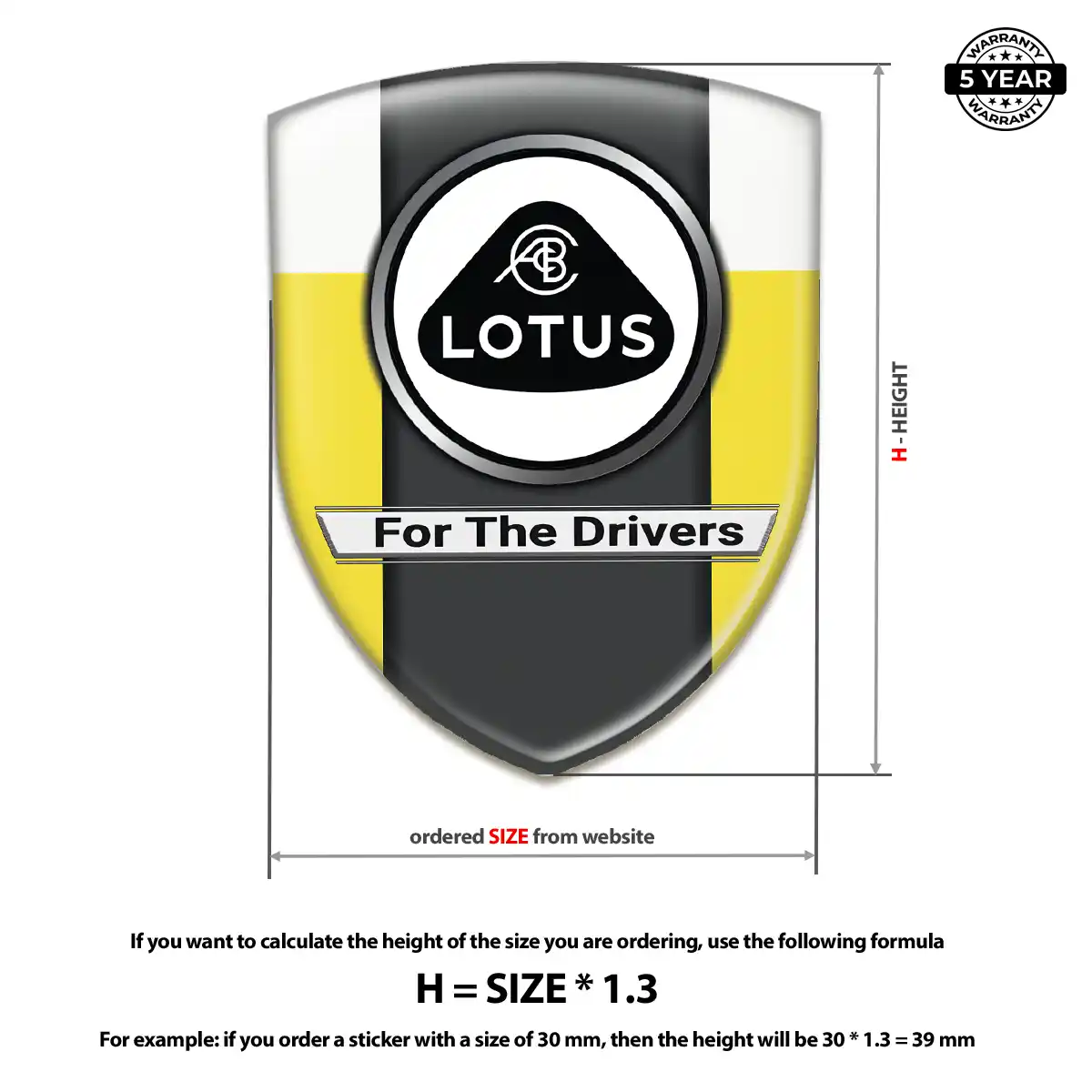 Lotus Emblem Silicone Premium Dome