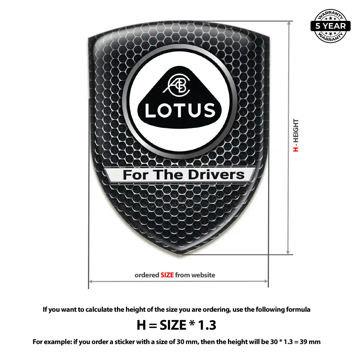 Lotus Emblem Silicone Prime Quality