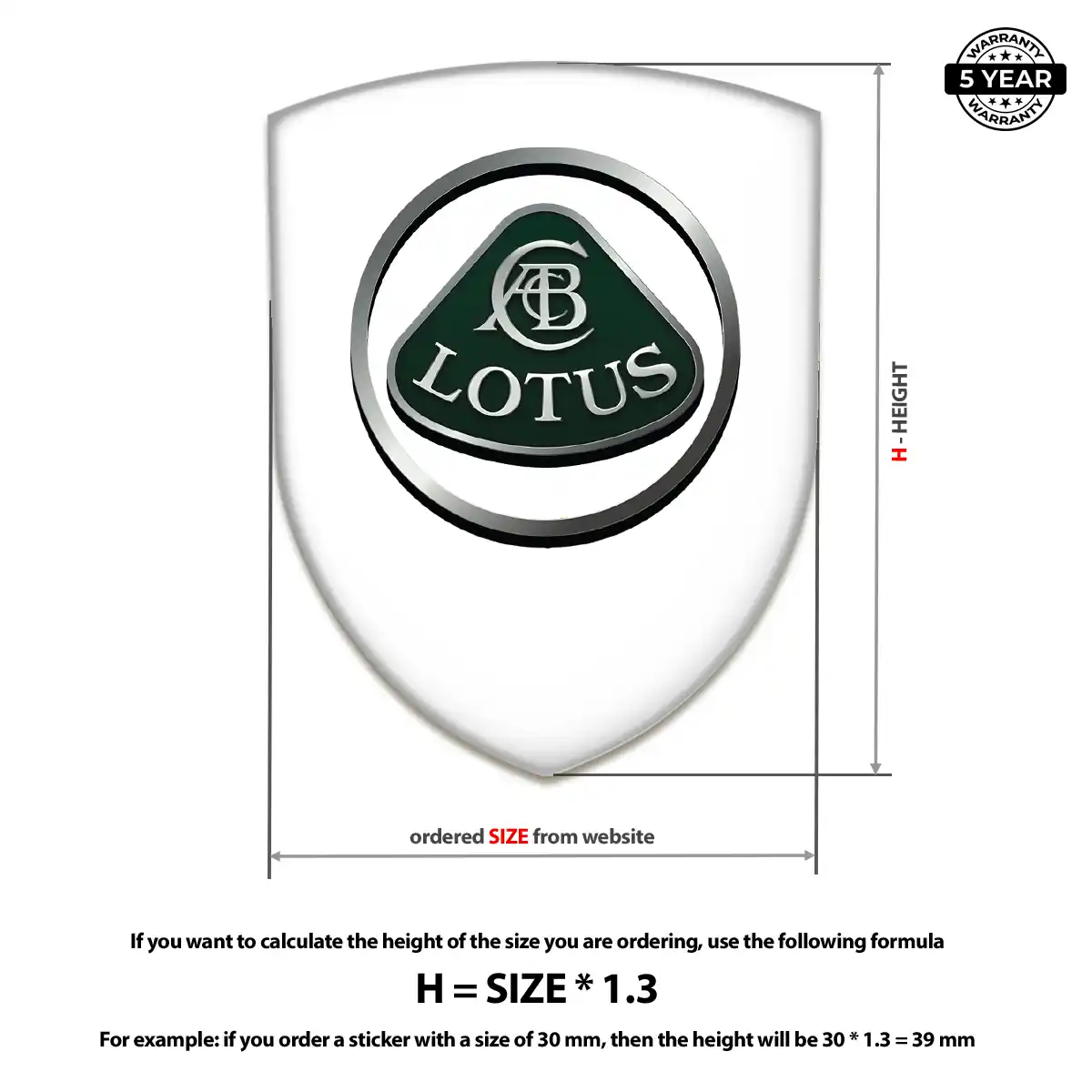 Lotus Emblem Silicone Refined Design