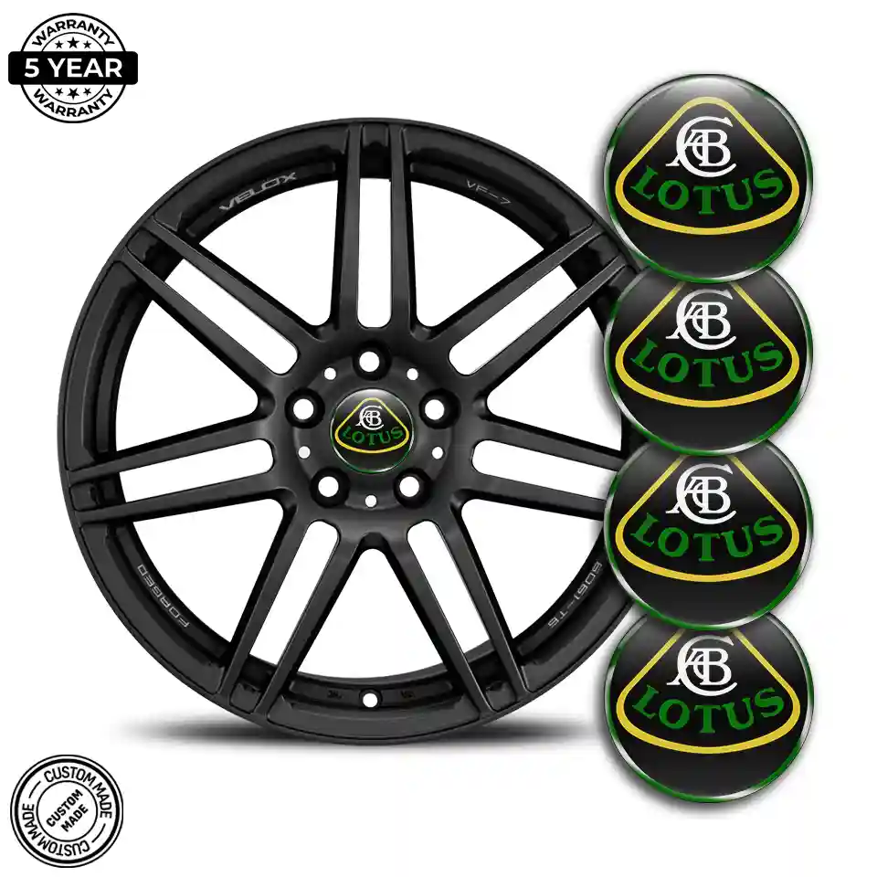 Lotus Emblem Wheel Center Caps High Quality