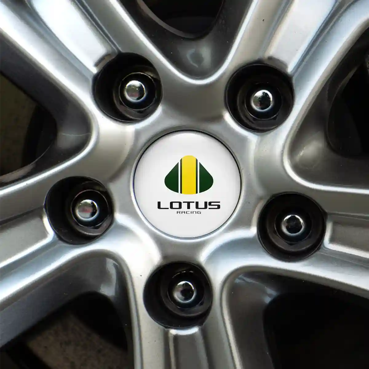 Lotus Emblem Wheel Center Caps Premium Edition