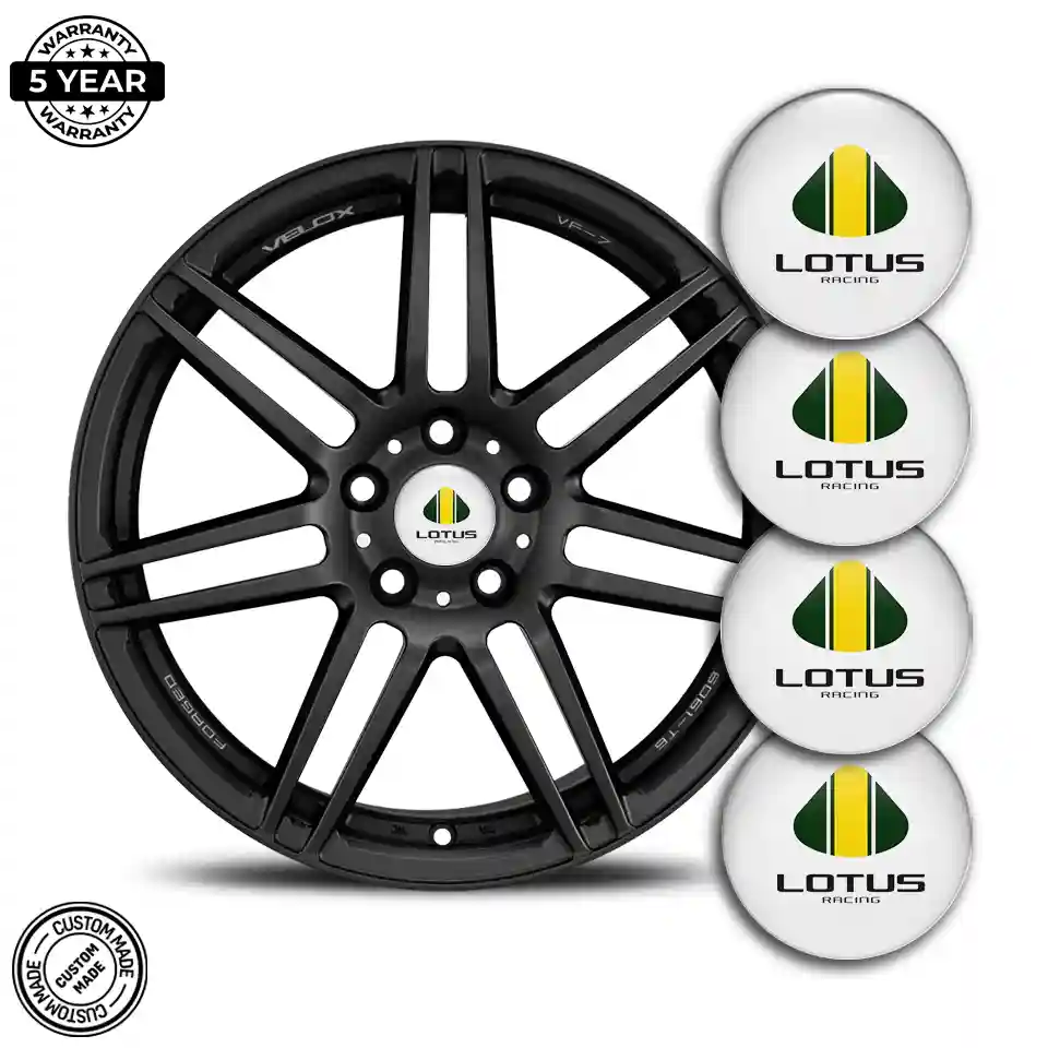 Lotus Emblem Wheel Center Caps Premium Edition