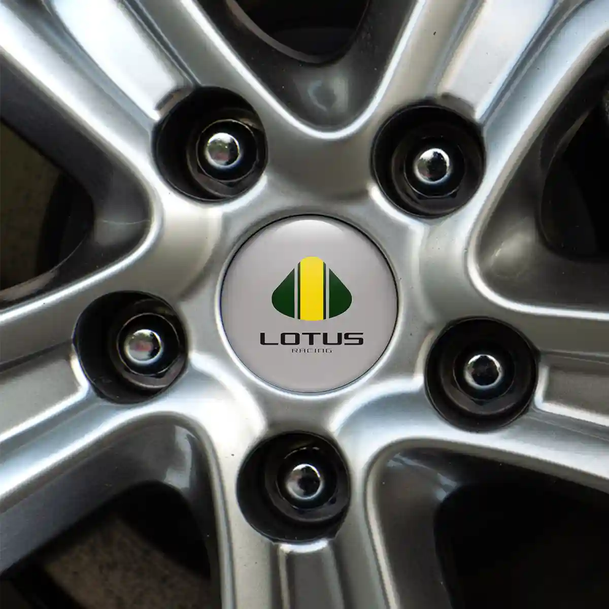 Lotus Emblem Wheel Center Caps Stylish Design