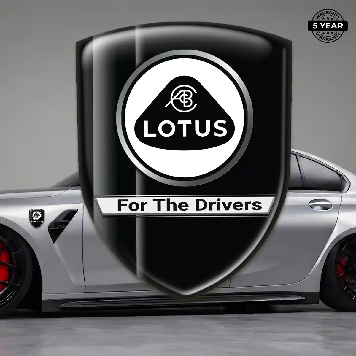Lotus Epoxy Domed Sticker Deluxe Edition