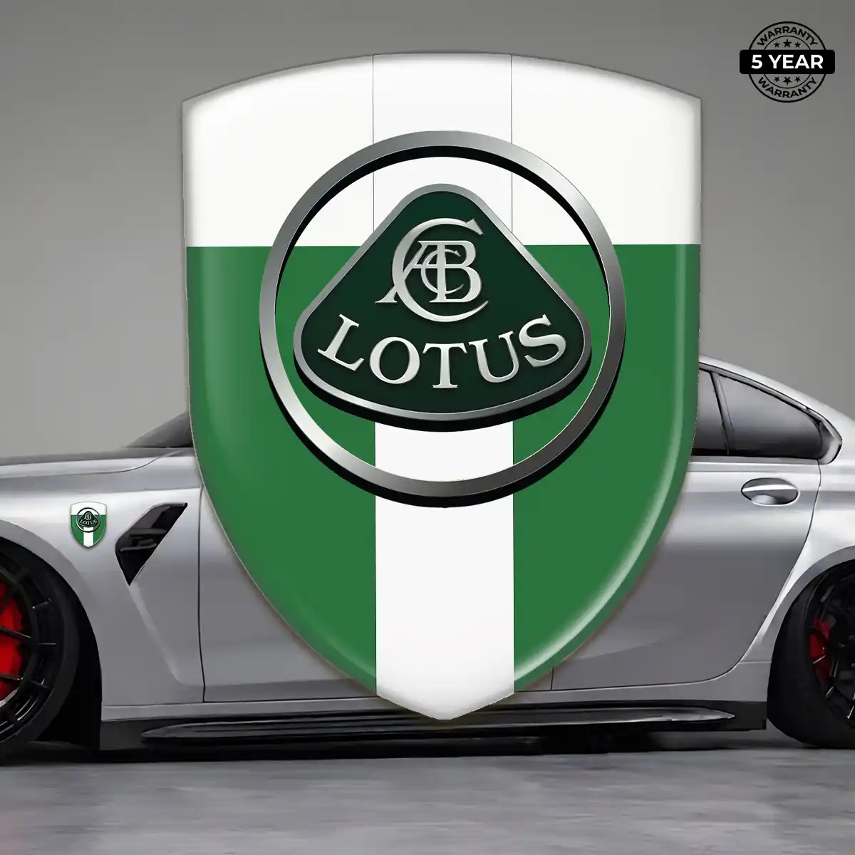 Lotus Epoxy Domed Sticker Opulent Line