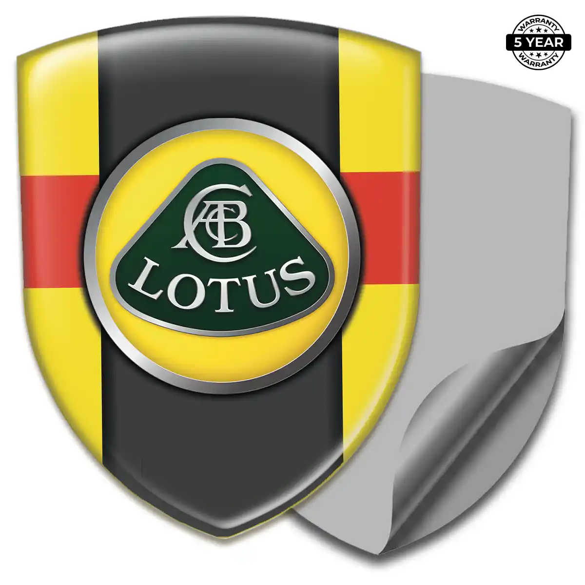 Lotus Epoxy Domed Sticker Prestige Line