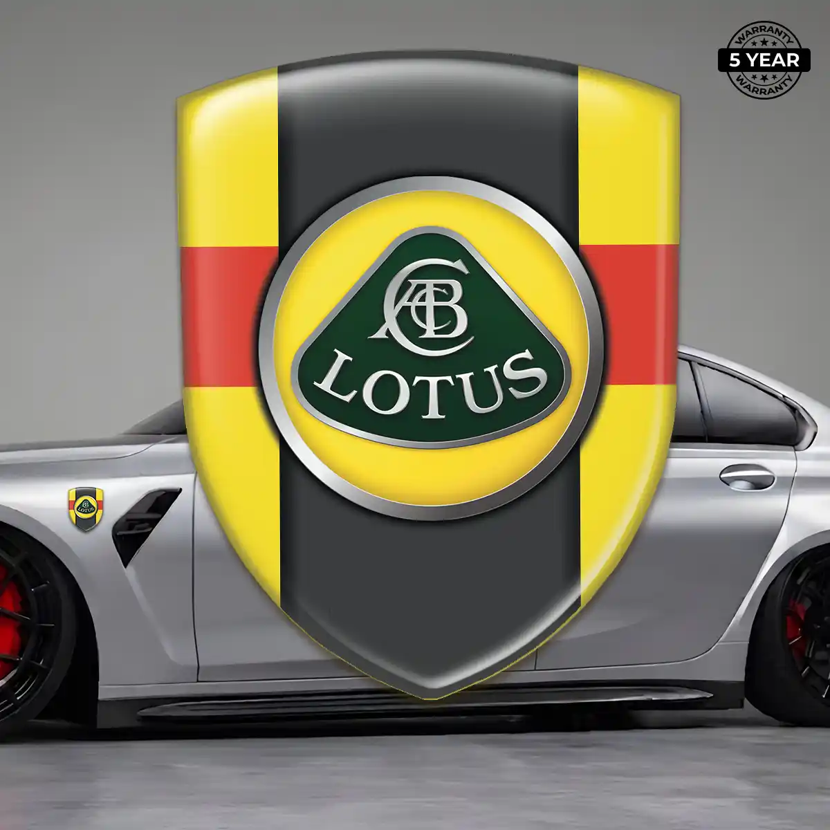 Lotus Epoxy Domed Sticker Prestige Line