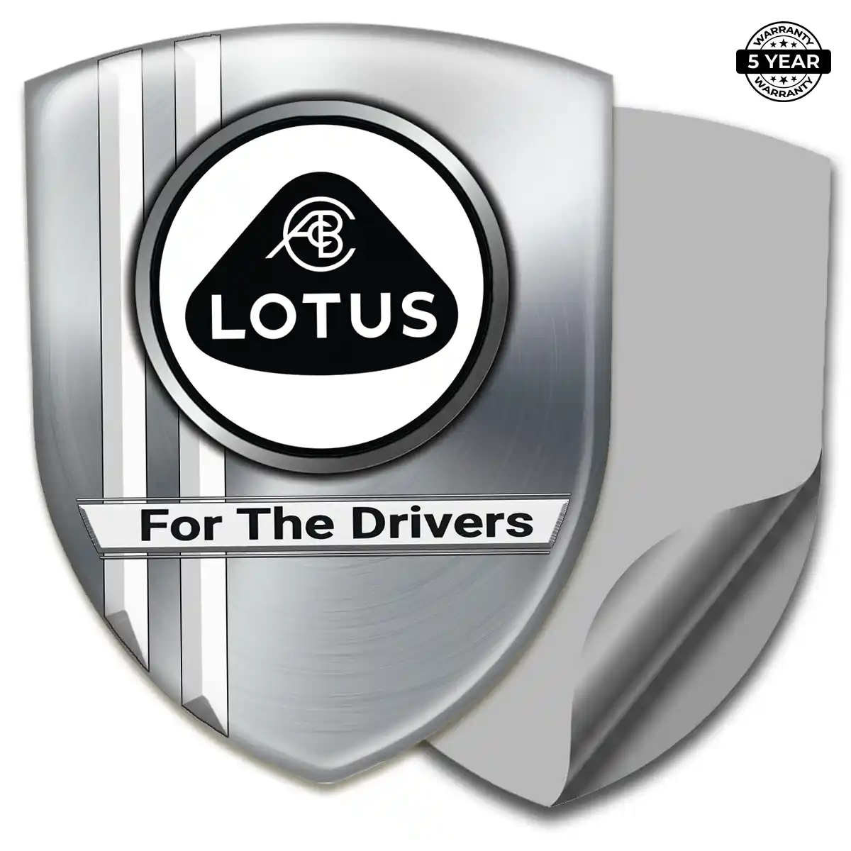 Lotus Epoxy Domed Sticker Prime Quality