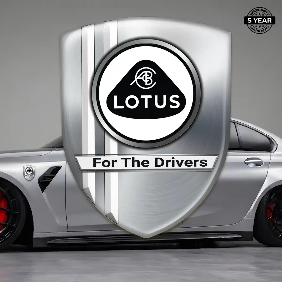 Lotus Epoxy Domed Sticker Prime Quality