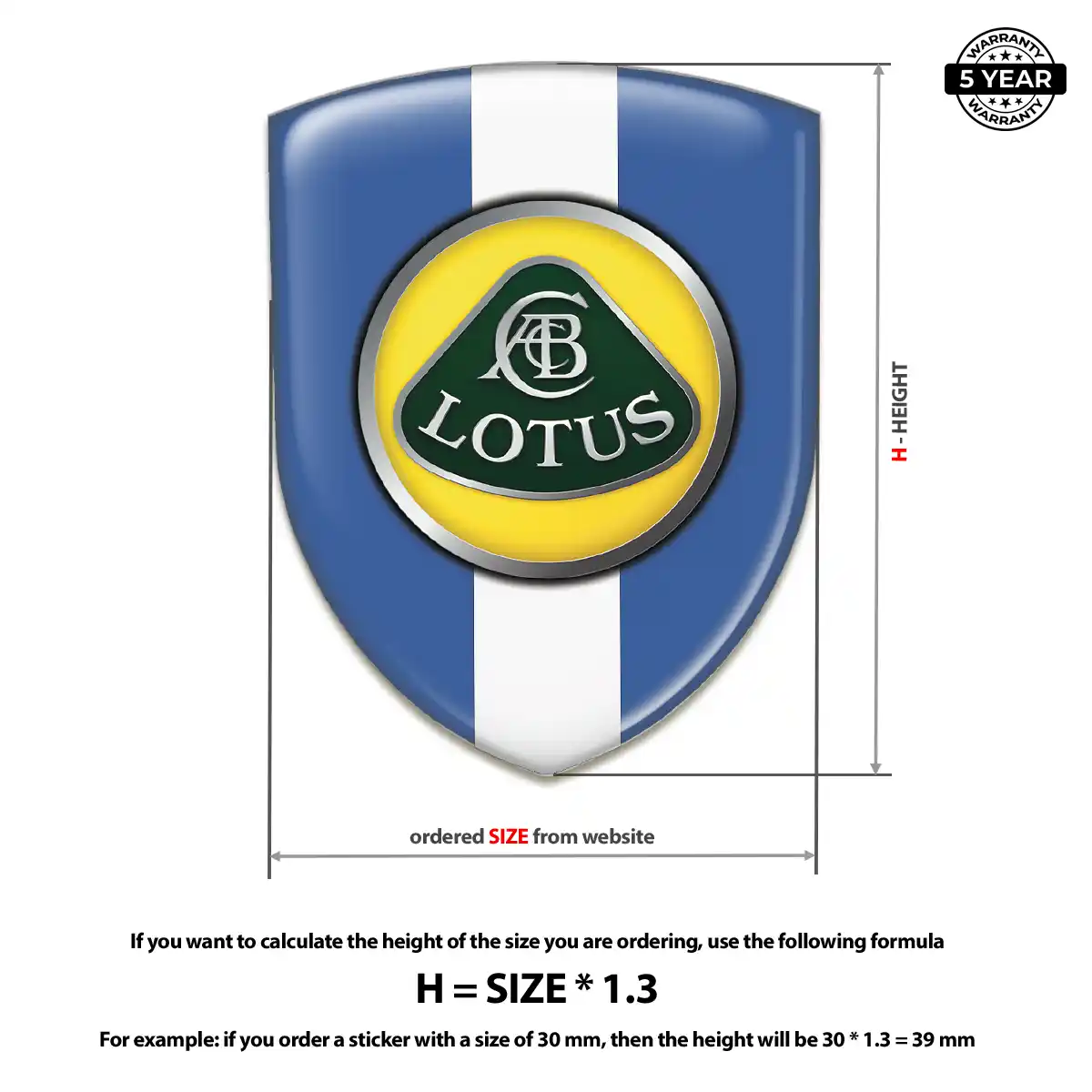 Lotus Epoxy Domed Sticker Resin Elite