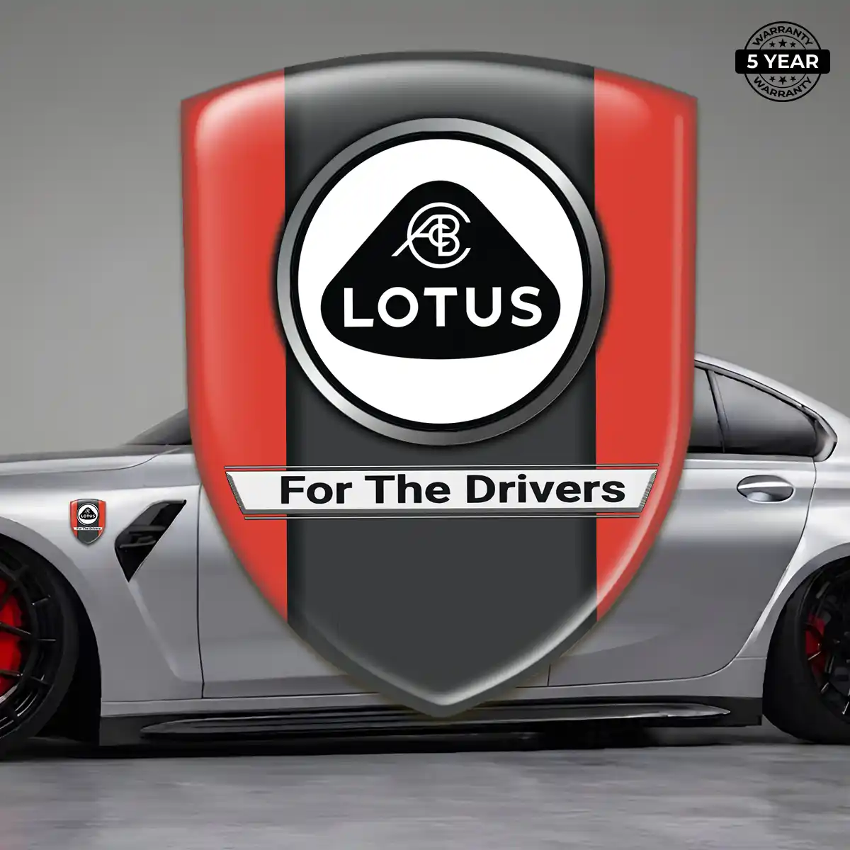 Lotus Epoxy Domed Sticker Resin Luxe
