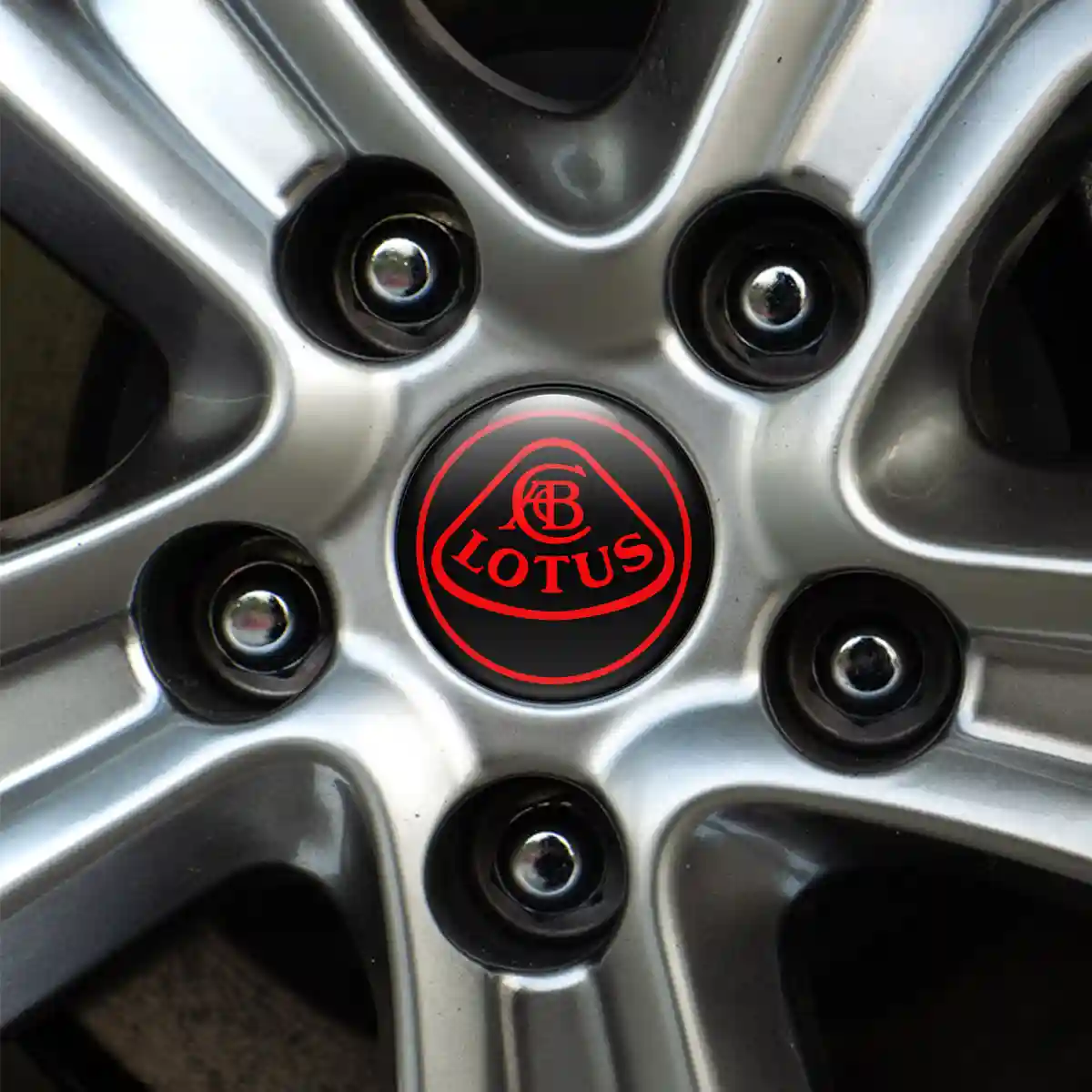 Lotus Epoxy Sticker Stylish Design