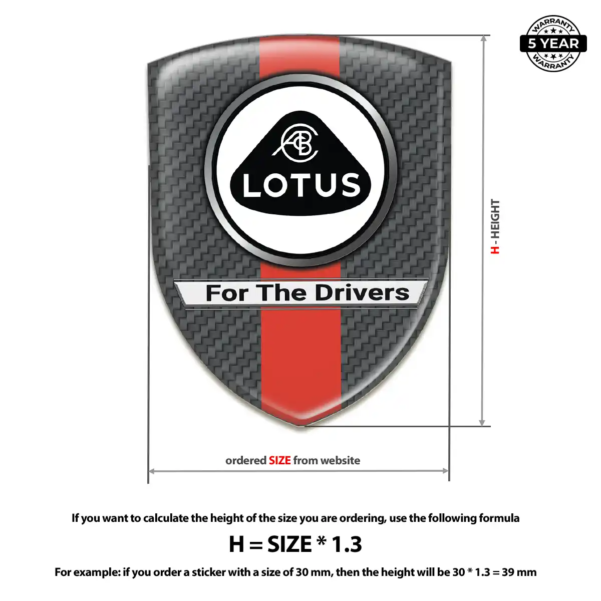 Lotus Gel Badge Sticker Elite Edition