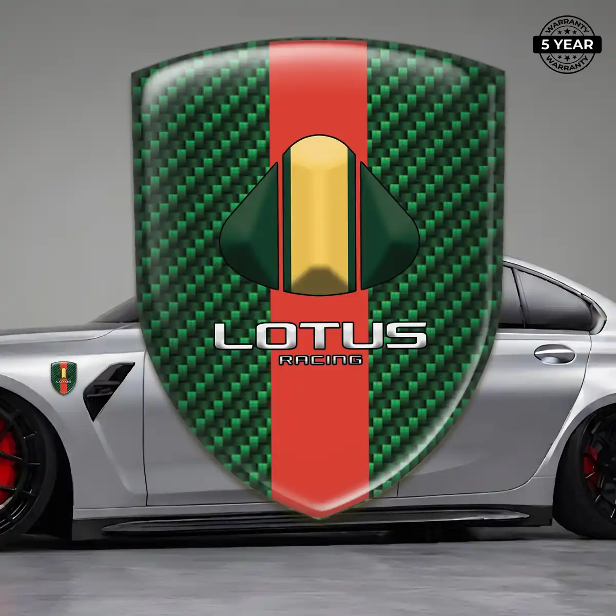 Lotus Gel Badge Sticker Elite Finish